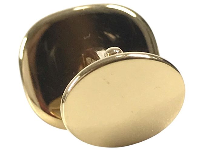 Autre Marque Abotoaduras Patek Philippe Golden Ellipse Azul Dourado - vista 8