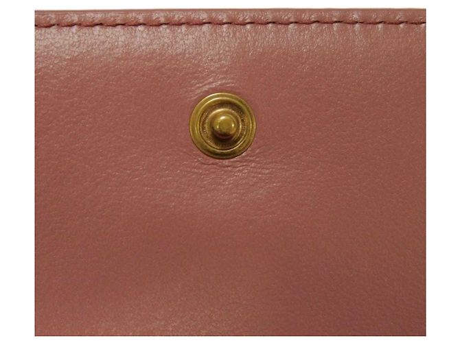 Cartera compacta Yves Saint Laurent Cassandra Rosa Beige - vista 13
