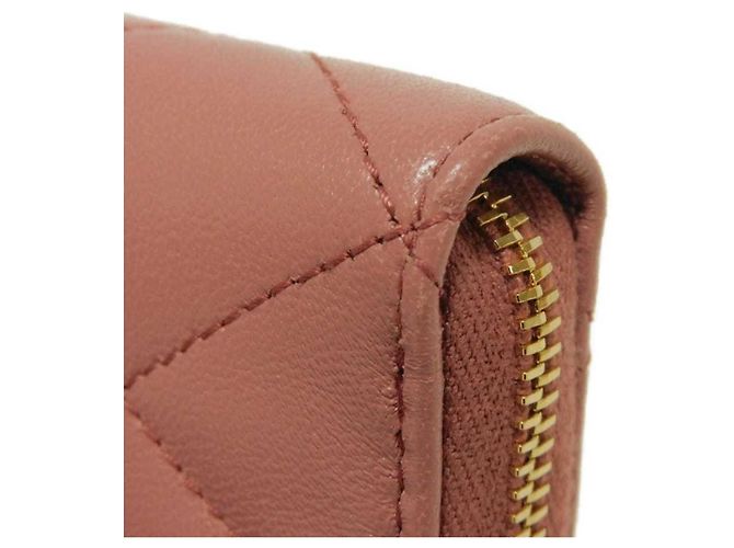 Cartera compacta Yves Saint Laurent Cassandra Rosa Beige - vista 22