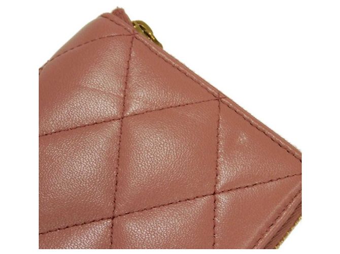 Cartera compacta Yves Saint Laurent Cassandra Rosa Beige - vista 28