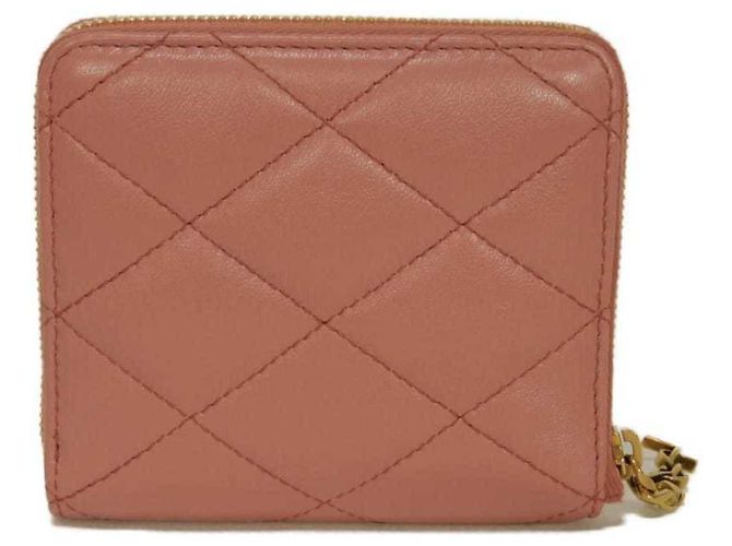 Cartera compacta Yves Saint Laurent Cassandra Rosa Beige - vista 3