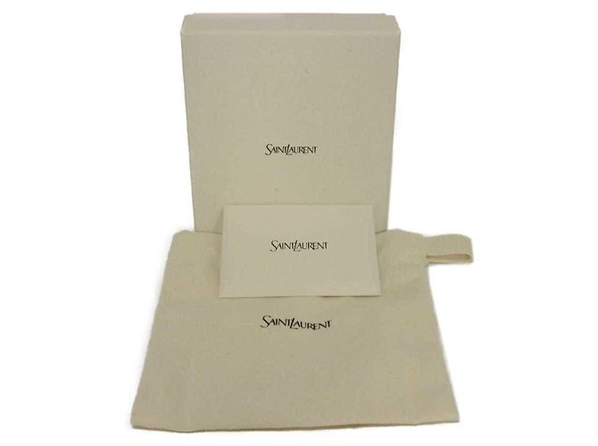 Cartera compacta Yves Saint Laurent Cassandra Rosa Beige - vista 31