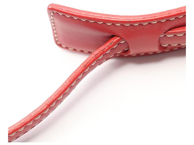 Bolsa de Ombro Coach Bege e Vermelha Vermelho - vista 8