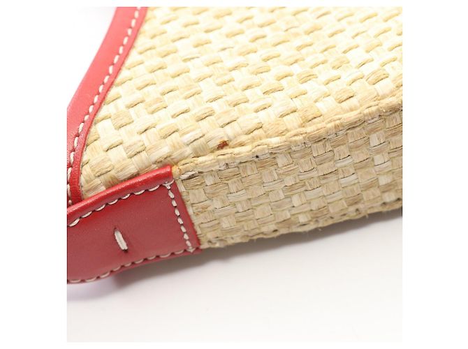 Bolsa de Ombro Coach Bege e Vermelha Vermelho - vista 9