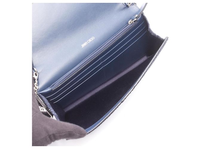 Borsa Jimmy Choo Milla Navy Blu navy - vista 3