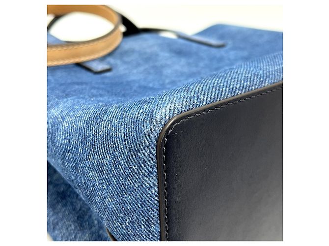 Tory Burch Logo Blake 2-Way Tote Bag Blau - Ansicht 8