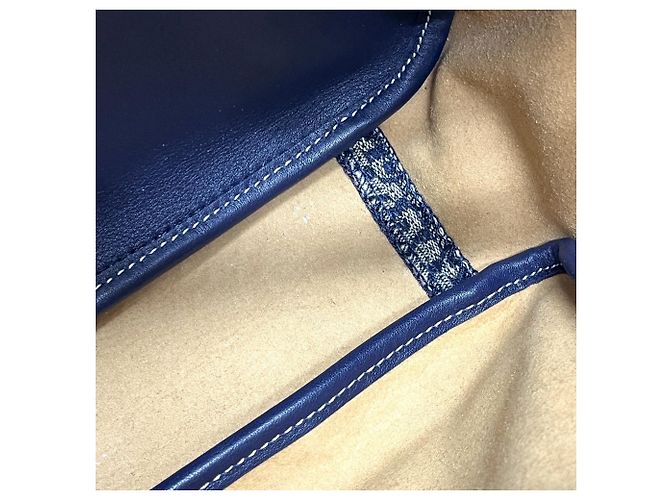 Saco Tote Balde Tory Burch Romy T Monogram Azul marinho - vista 13