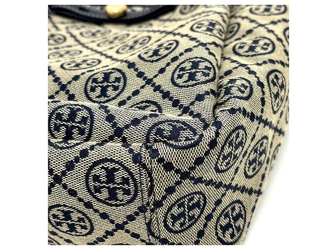 Saco Tote Balde Tory Burch Romy T Monogram Azul marinho - vista 5