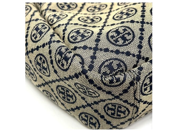 Saco Tote Balde Tory Burch Romy T Monogram Azul marinho - vista 6