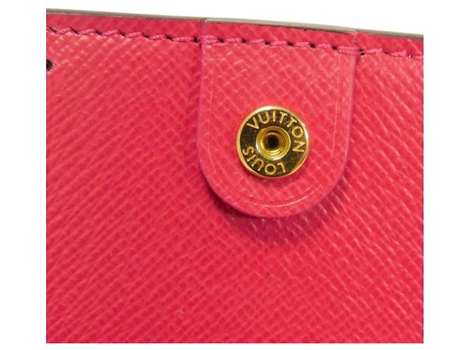 Portafoglio bi-fold Louis Vuitton Lisa Marrone Fuschia Monogramma - vista 6
