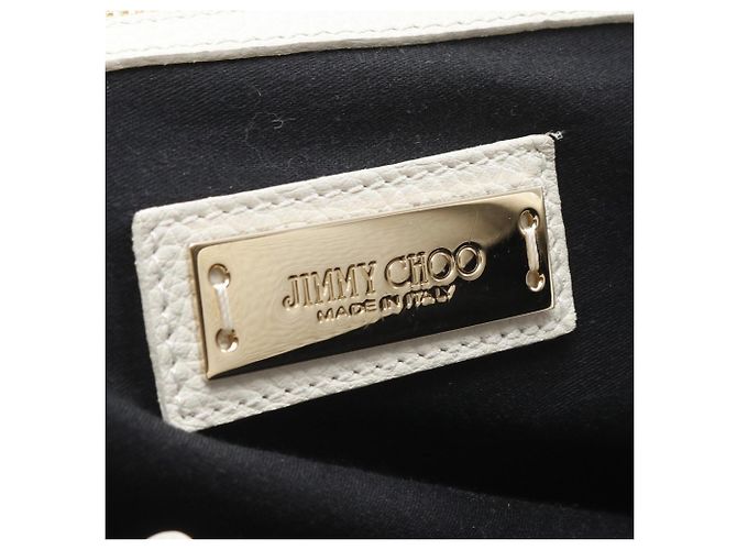 Jimmy Choo Sofia M Tote Bag mit geprägtem Stern Schwarz Weiß - Ansicht 4