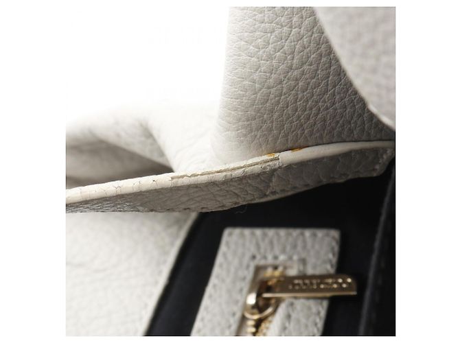 Jimmy Choo Sofia M Tote Bag mit geprägtem Stern Schwarz Weiß - Ansicht 6