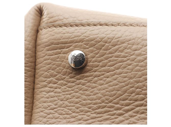 Borsa tote Tod's Joy in pelle beige - vista 5