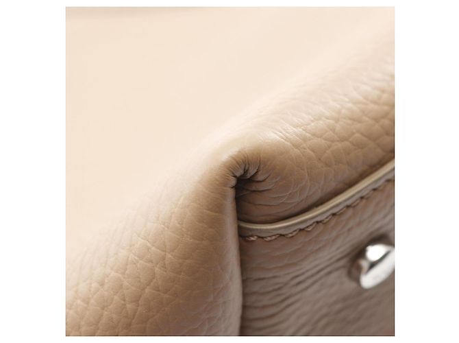 Borsa tote Tod's Joy in pelle beige - vista 7