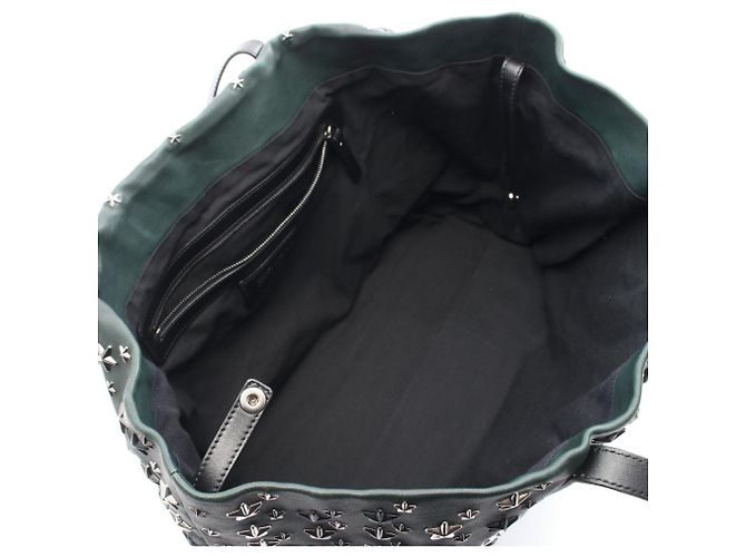 Borsa Tote Jimmy Choo PIMLICO S Verde - vista 3