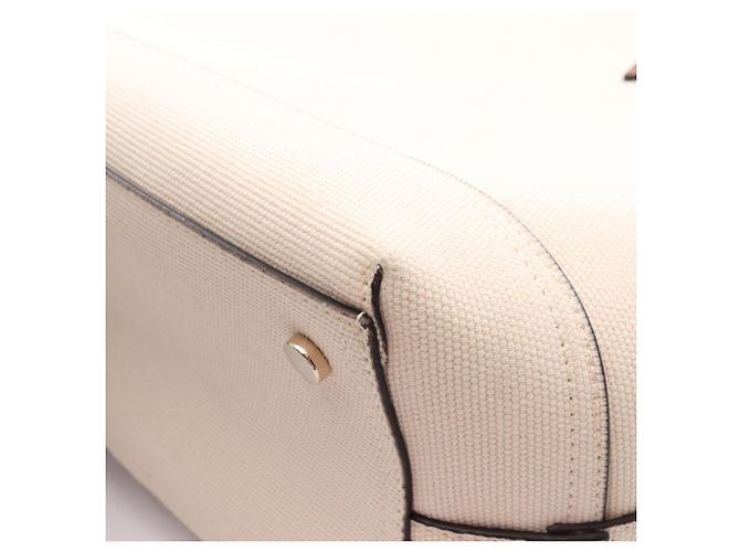 Borsa Tote Jimmy Choo marrone e avorio Crudo - vista 5
