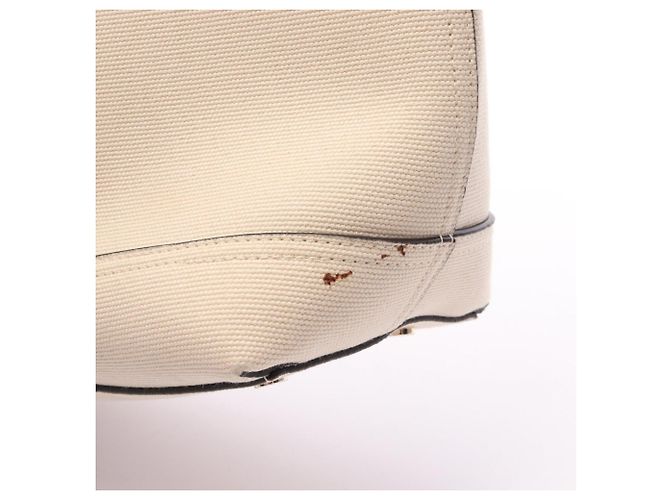 Borsa Tote Jimmy Choo marrone e avorio Crudo - vista 8
