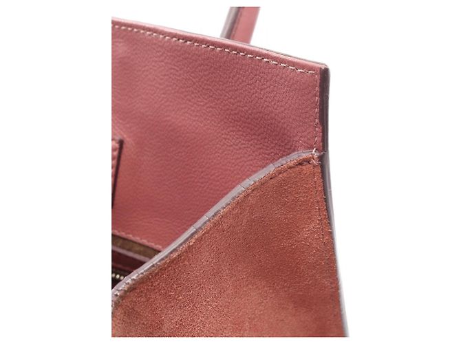 Borsa in pelle scamosciata Jimmy Choo Rosa - vista 6