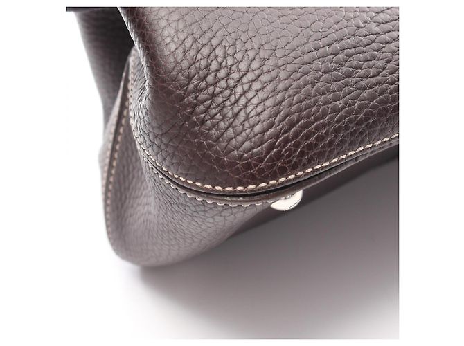 Borsa Tote Tod's in pelle marrone - vista 10