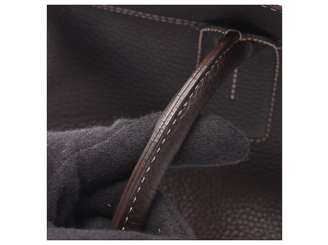 Borsa Tote Tod's in pelle marrone - vista 11