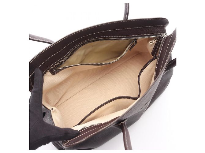 Borsa Tote Tod's in pelle marrone - vista 3