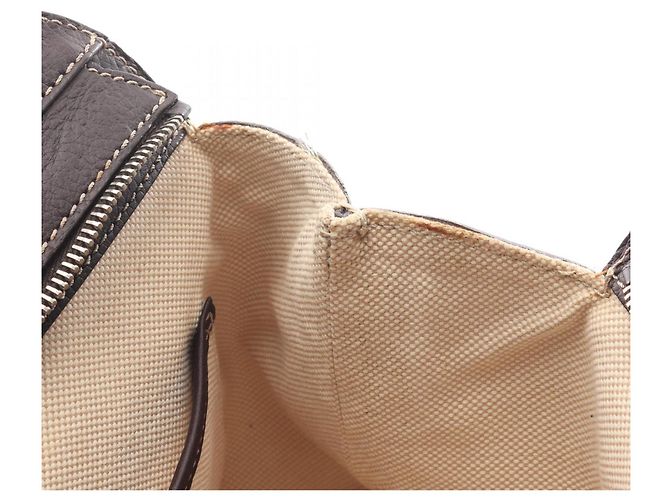 Borsa Tote Tod's in pelle marrone - vista 5