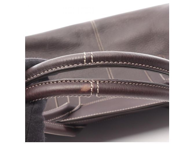 Borsa Tote Tod's in pelle marrone - vista 8