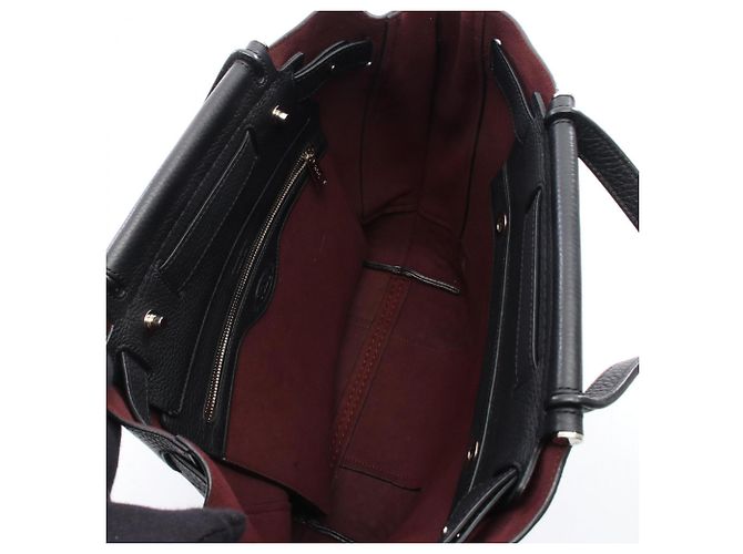 Borsa Tote Tod's Wave in pelle nera Nero - vista 3