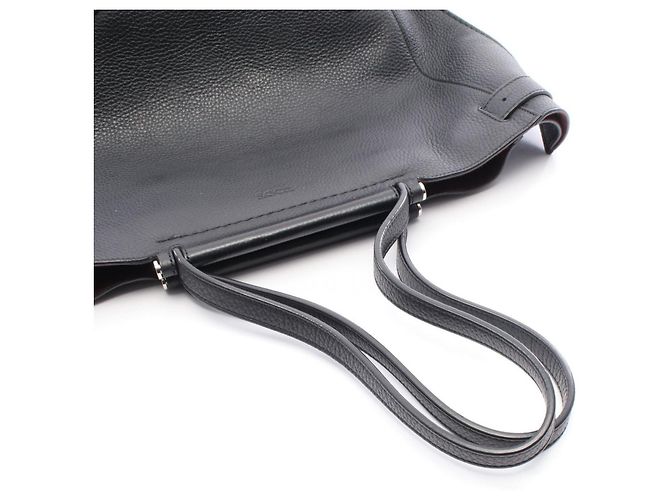 Borsa Tote Tod's Wave in pelle nera Nero - vista 7