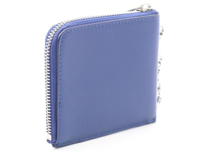 Monedero de piel Burberry en azul - vista 2
