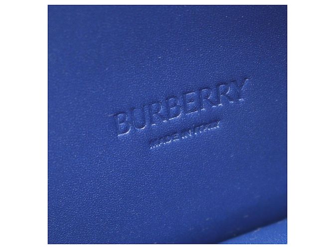 Monedero de piel Burberry en azul - vista 4