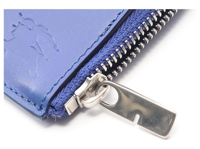 Monedero de piel Burberry en azul - vista 7