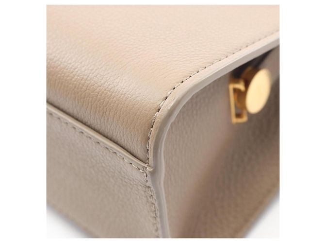 Bally Trapeze Soft Schultertasche Beige - Ansicht 5