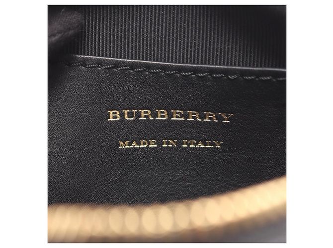 Burberry Check Link Gürteltasche Schwarz Beige - Ansicht 4