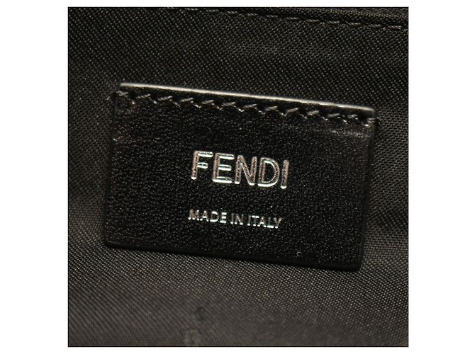 Borsa a spalla Fendi Mamma Baguette Marrone Multicolore Cachi - vista 4
