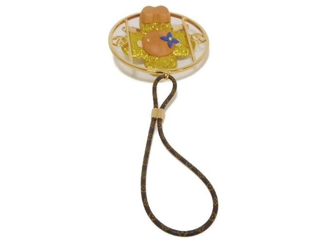 Portachiavi Louis Vuitton Monogram Yellow Giallo Monogramma - vista 3