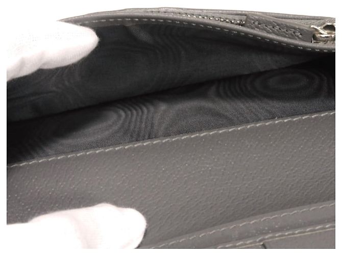 Portafoglio lungo Gucci GG Supreme Marrone Nero - vista 11