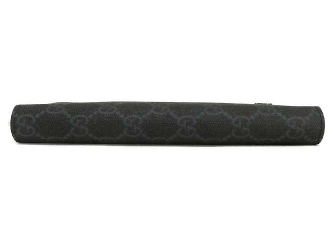 Portafoglio lungo Gucci GG Supreme Marrone Nero - vista 16