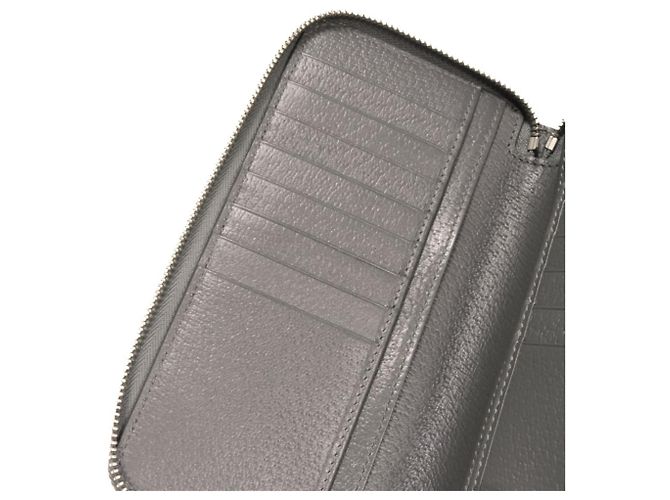Portafoglio lungo Gucci GG Supreme Marrone Nero - vista 9