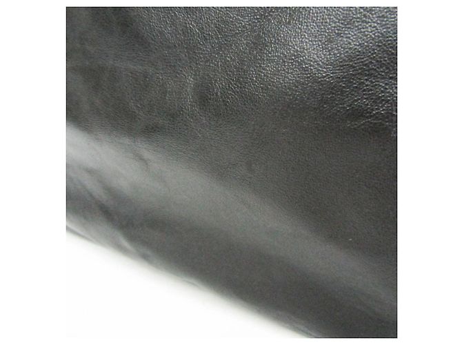 Céline Celine Cabas Horizontal Leder-Tote-Bag für Damen Schwarz - Ansicht 10