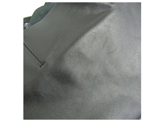 Céline Celine Cabas Horizontal Leder-Tote-Bag für Damen Schwarz - Ansicht 12