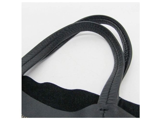 Céline Celine Cabas Horizontal Leder-Tote-Bag für Damen Schwarz - Ansicht 13