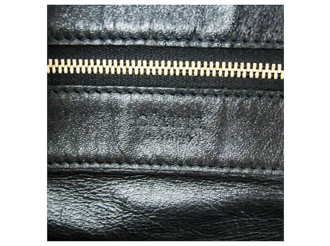 Céline Celine Cabas Horizontal Leder-Tote-Bag für Damen Schwarz - Ansicht 18