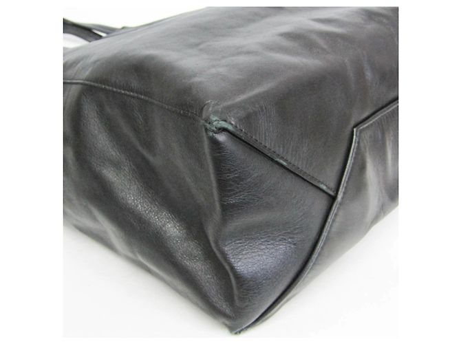 Céline Celine Cabas Horizontal Leder-Tote-Bag für Damen Schwarz - Ansicht 5