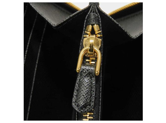 Prada Saffiano Black Langbeutel Schwarz - Ansicht 10