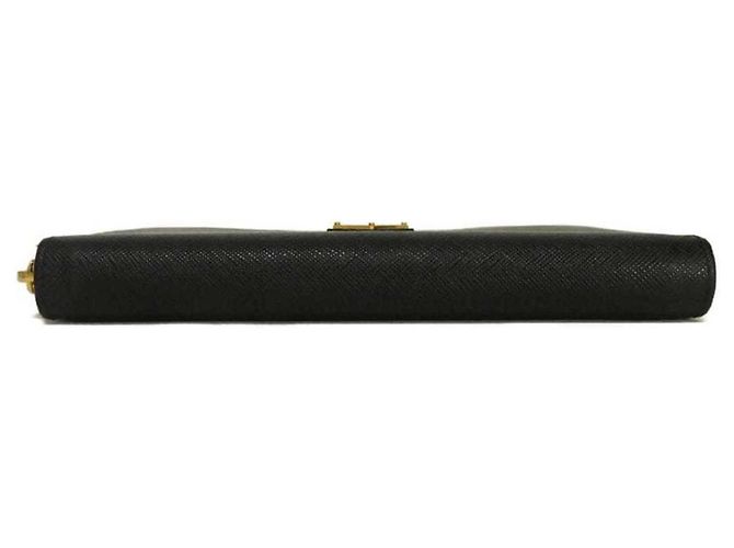 Prada Saffiano Black Langbeutel Schwarz - Ansicht 17