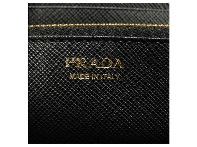 Prada Saffiano Black Langbeutel Schwarz - Ansicht 6