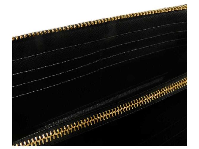 Prada Saffiano Black Langbeutel Schwarz - Ansicht 7