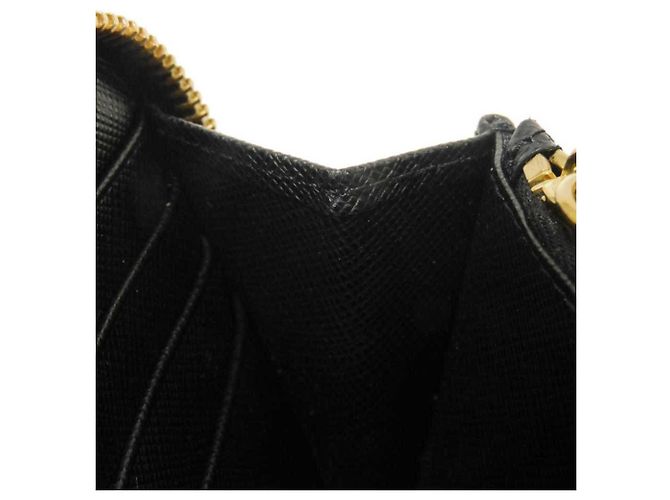 Prada Saffiano Black Langbeutel Schwarz - Ansicht 8
