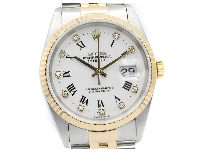 Relógio Rolex Datejust 10P Diamond U-serial - vista 3
